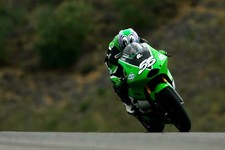Shinya Nakano of Japan Kawasaki at second practice for the Spanish- 2005 Photo