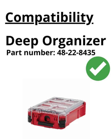 Milwaukee Packout Insert for M18 FUEL Mid Torque Impact Wrench + Socket Storage - Image 3 of 3