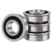 4 Pack Flanged Ball Bearings 1/2" x 1-1/8" x 1/2" inch. Be Applicable Lawn Mo...