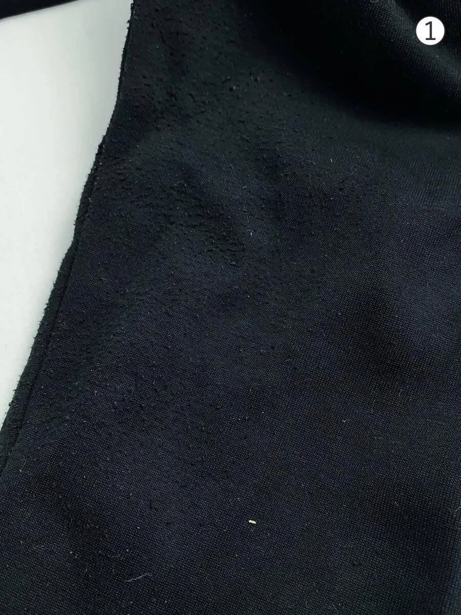 A BATHING APE (BAPE) Felpa con cappuccio AAPE By BAPE nera in cotone taglia L tinta unita #ED AZA