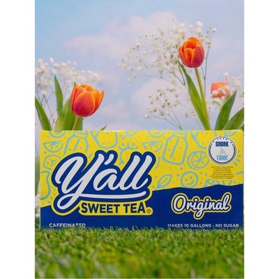 NEW Y ALL SWEET TEA REGULAR   SEALED IN FACTORY PACKAGE. 10 GALLONS WORTH