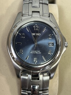 Seiko Kinetic Auto Relay movement Mens Watch G | eBay