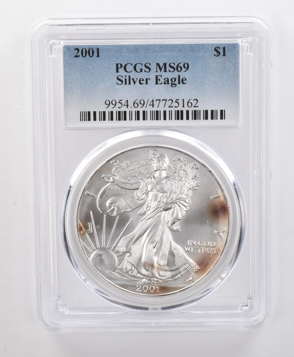 American Eagle PCGS 2001 Silver Bullion Coins for sale | eBay