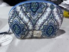 New 4-Piece Gift Set Bath & Body Works Vera Bradley Blue Medallion Cosmetic Bag — photo 3