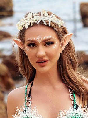 Yean White Seashell Headband Mermaid Starfish Headpiece  display picture 1