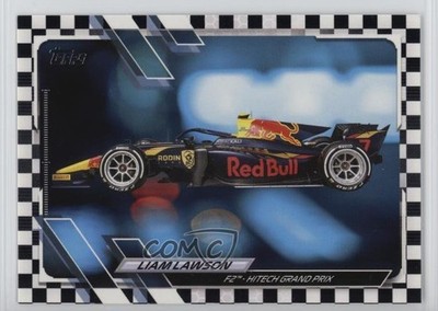 2021 Topps Formula 1 F2 Cars Checkered Flag Liam Lawson #126 u0u