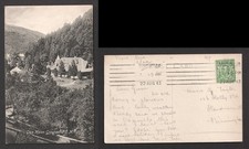 1913 KGV Downey Head Douglas IOM Machine Cancel. Glen Helen Valentines Postcard