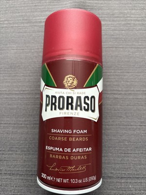 Set Of 2 - Shaving Foam, Proraso - for Coarse Beards, 10.3 Oz