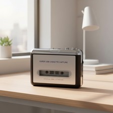 Cassette to MP3 Converter USB Portable Digital Audio Capture for Walkman PC Mac