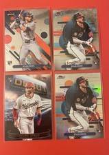 (4 different) 2025 Topps Finest Dylan Crews Rookie Cards