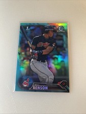 2016 Bowman Chrome Will Benson Aqua Refractor 1st RC