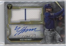 2020 Topps Triple Threads Single Jumbo Relics 90/99 Nico Hoerner Auto 1e3h