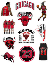 NBA Chicago Bulls Stickers