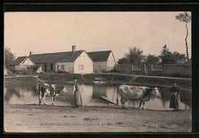 CPA Genainvilliers, La Mare 