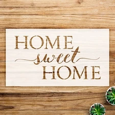 Rustic Floral Vine Wall Art Reusable Plastic Stencil - StencilAir