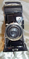 Vintage Art Deco Eastman Kodak Folding Bellows Camera Compur Rapid SIX-16
