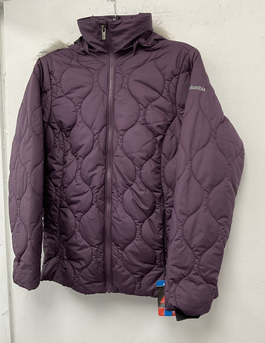 Columbia Women's Omni-Heat Frosty Heights Plum Jacket - Extra