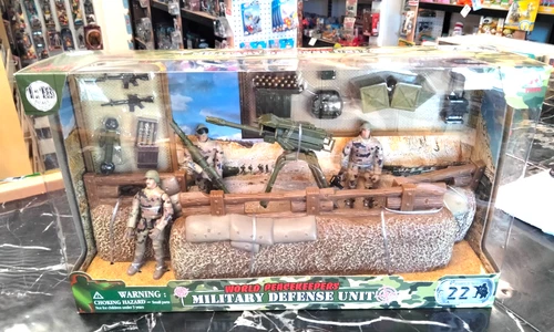 WORLD PEACEKEEPERS - MILITARY DEFENSE UNIT -22 ARTICULATED POINTS - NEW/SEALED