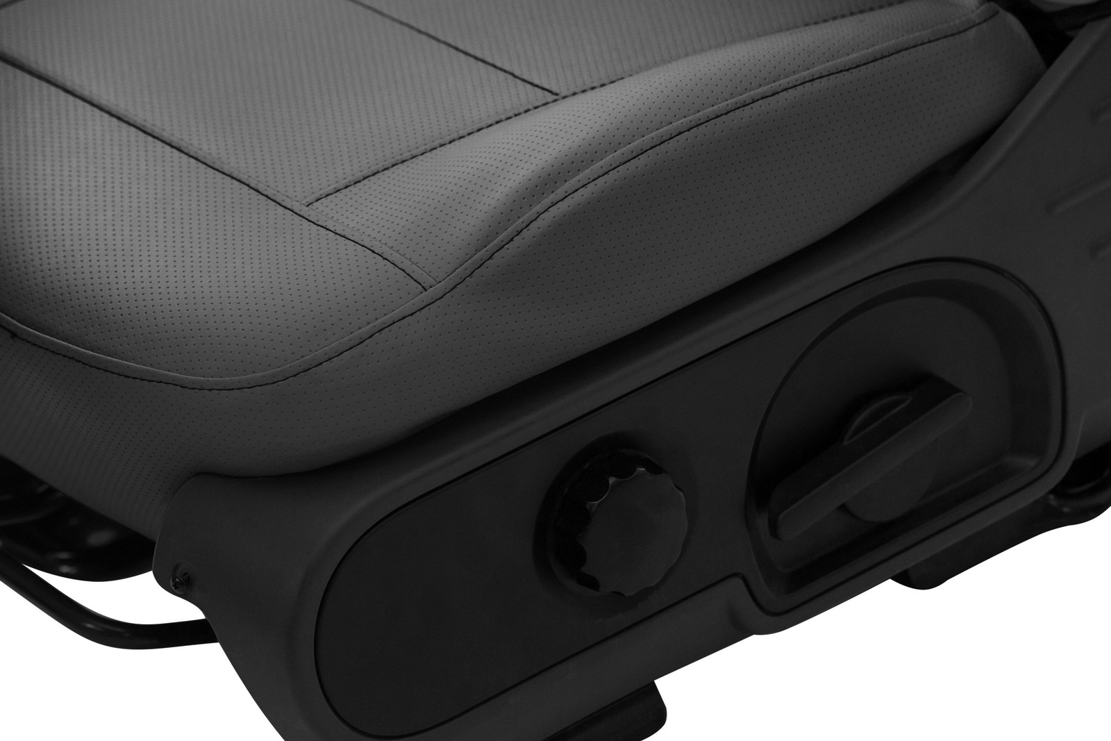 For Chevy Tahoe 02 Saddleman Leatherette 1st Row Charcoal Custom Seat Covers