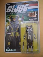 Super7 Reaction  G.I. Joe Python Patrol Serpentor Cobra Emperor Action Figure