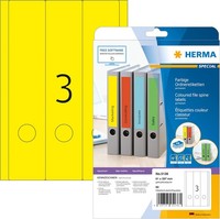 Herma 5136 OrdnerrüCken Etiketten Lang Breit, 20 Blatt, 61 X 297 Mm, 3 Pro A4 Bo