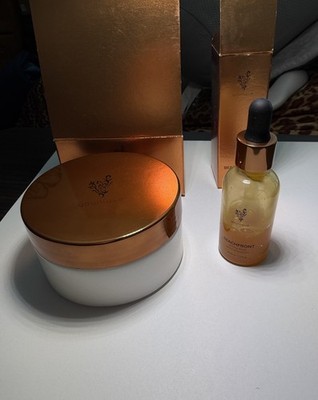 NIB Younique Beachfront  Tanning Drops & Body Cream full size set. Made In USA