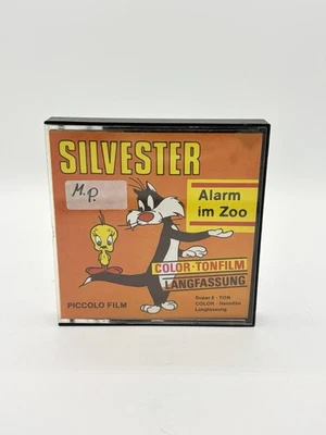 Super 8 Film Piccolo Film: Sylvester & Tweety - Alarm im Zoo - Color Tonfilm - Bild 1 von 4
