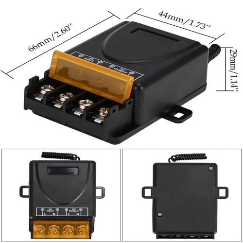 AC 110V 220V 30A RF 433Mhz Transmitter Receiver Controller Water Heaters - Picture 3 of 17