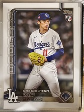 2025 Topps Update Series - Oversized 2025 Base Rookie Debut Roki Sasaki...