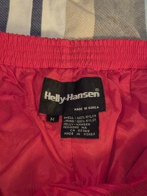 Helly Hansen Lifa Nylon Track Pants Full Zip Legs - Red Size Medium - Korea