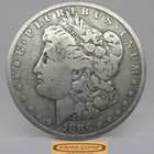 1886-O Morgan Silver Dollar, Damaged - #C62995NQ
