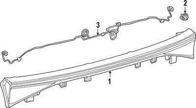 TAIL LAMP OEM 23-25 TOYOTA BZ4X 1YR WRNTY 8158142160 for sale