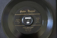 DUKE & NULL "BLUE, BLUE, BLUE" 1958 ROCABILLY ON GUITAR RECORDS  (VG+) LISTEN!