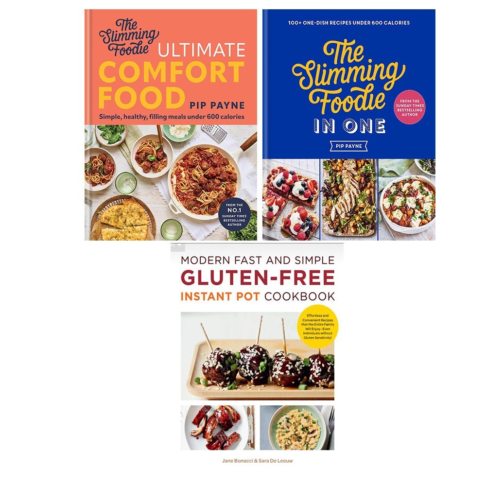 Slimming Foodie  Comfort Food,Modern Fast Simple Gluten-Free Instant Pot 3 Books