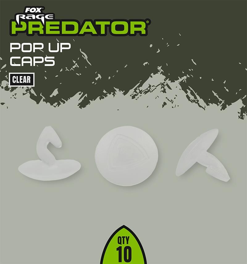 Fox Rage Pop-Up Caps - Clear / Fishing - Image 2