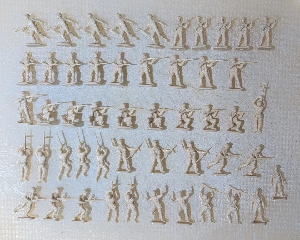 British Paratroops - Esci 1/72 set 208 - complete set soldiers - Image 1 of 1