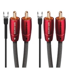 AudioQuest Golden Gate Turntable RCA Cable wi...