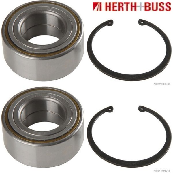 2X Radlagersatz Herth+Buss Jakoparts J4700513 2 Radlager Satz Links Rechts-image