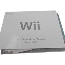Nintendo Wii Operations Manuals  Inserts Lot System Setup Remote Quick Setup