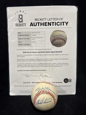 SANDY KOUFAX PEE WEE REESE SIGNED AUTOGRAPH BASEBALL (7) AUTOS BAS LOA *2866