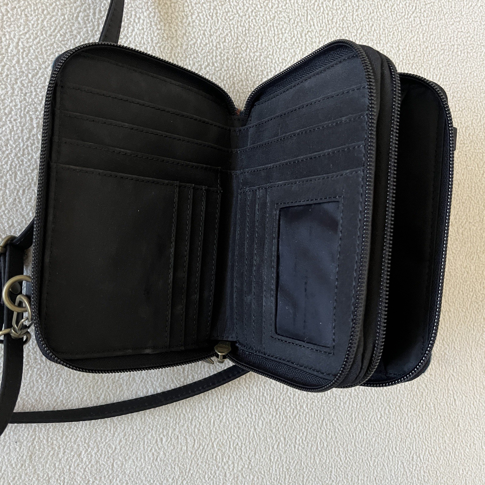 Pendleton EUC Wool Aztec Blue Orange Turquoise Cr… - image 6