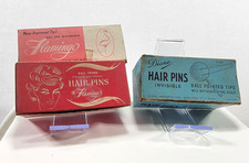 VINTAGE Hair Pin Lot Flamingo 1 7/8 Hair Pins and Bob Pins Diane 1 3/4 Hair Pins