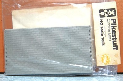 PIKESTUFF HO CONCRETE BLOCKS LONG SECTIONS # 1004 (4 SHEETS)