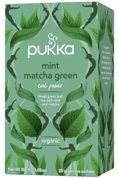 Pukka Herbs | Mint Matcha Green Organic Herbal Tea | Peppermint, Spearmint and Matcha Powder | Perfect For Everyday Vitality | 20 Plant Based Biodegradable Tea Bags - Image 2