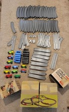 Vintage Child Guidance Railroad Train 2 Sets 80 Pieces Box Track Cars