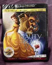 Beauty and the Beast Walt Disney Signature Collection NEW 4KUHD Bluray Digi Code