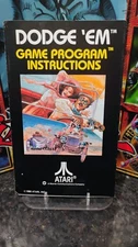 Vintage 1980 DODGE 'EM Atari 2600 System Game Original Instruction Booklet *ONLY