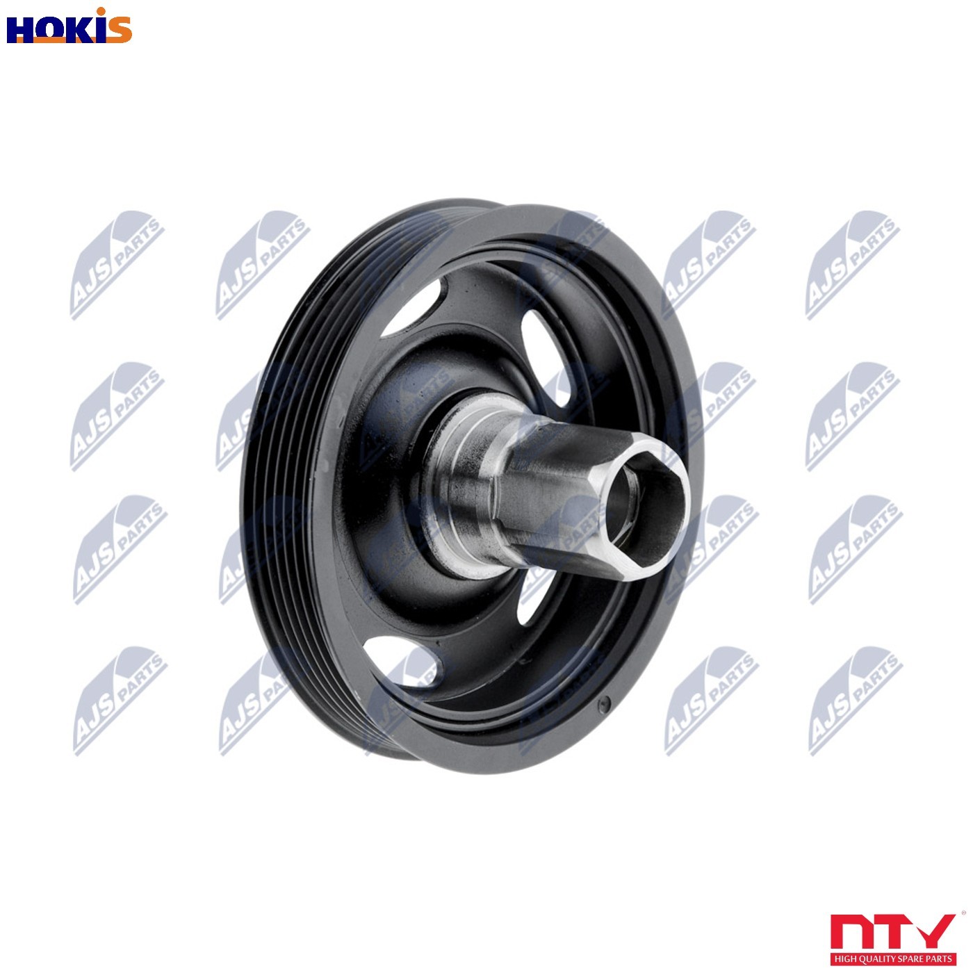 N.T.Y. RKP-PL-023.NTY Belt Pulley, crankshaft for CHEVROLET,OPEL,VAUXHALL - Image 5