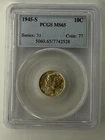 🔥1945-S Mercury Dime PCGS MS65 Gem • Silver Coin • Original Mint Luster🔥