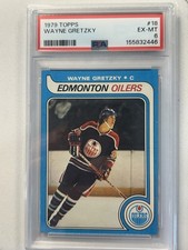 1979 TOPPS #18 WAYNE GRETZKY ROOKIE RC PSA 6 “the Great One”